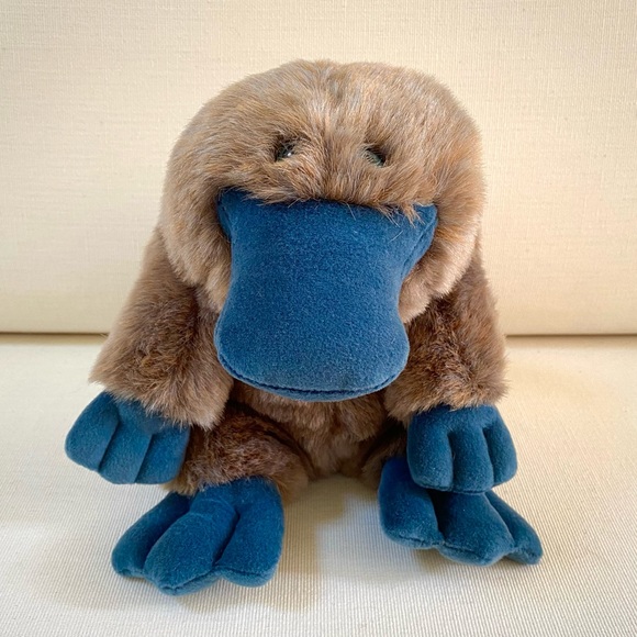 VINTAGE GUND WEBBER PLATYPUS 1275 PLUSH DUCK-BILLED STUFFED ANIMAL 8 1/2” NWT - Picture 6 of 11
